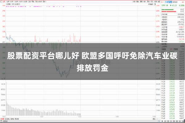 股票配资平台哪儿好 欧盟多国呼吁免除汽车业碳排放罚金